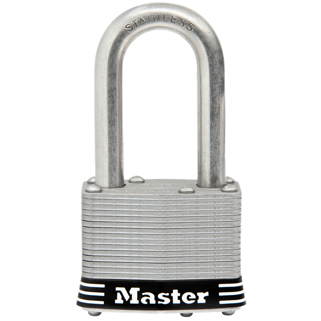 MASTER LOCK KEYED PADLOCK STAINL.STEEL LAMINATED 1 3/4"