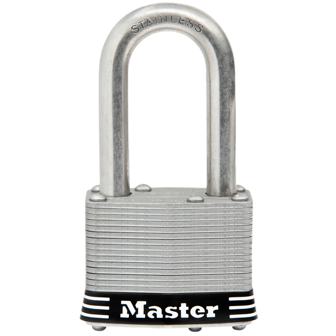 MASTER LOCK KEYED PADLOCK STAINL.STEEL LAMINATED 2"