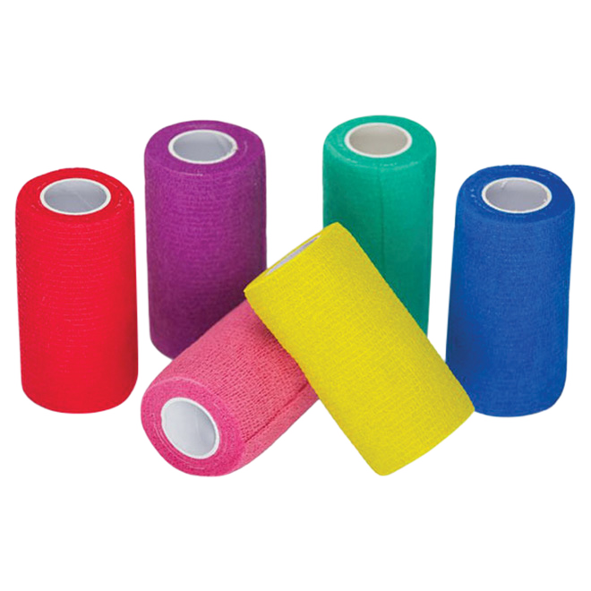 VET WRAP BANDAGE 4''X5Y BLACK