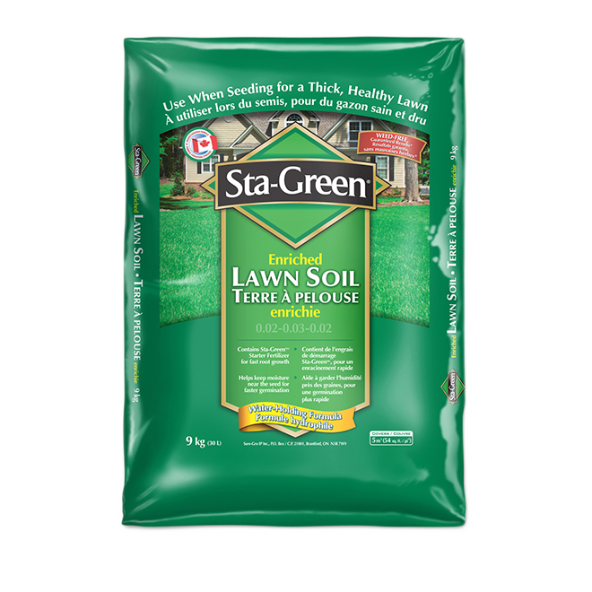 STA GRN LAWN SOIL 30L/9KG