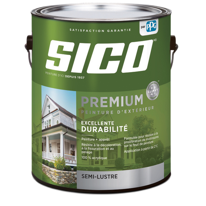 SICO S.GLOSS EXTERIOR PAINT LATEX/ACRYL. BASE 1 3.7L