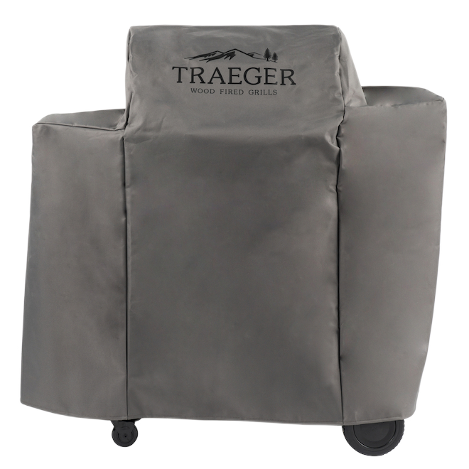 TRAEGER PELLET GRILL IRONWOOD 650 BBQ COVER POLYESTER GREY 46"x43.25"x24.5"