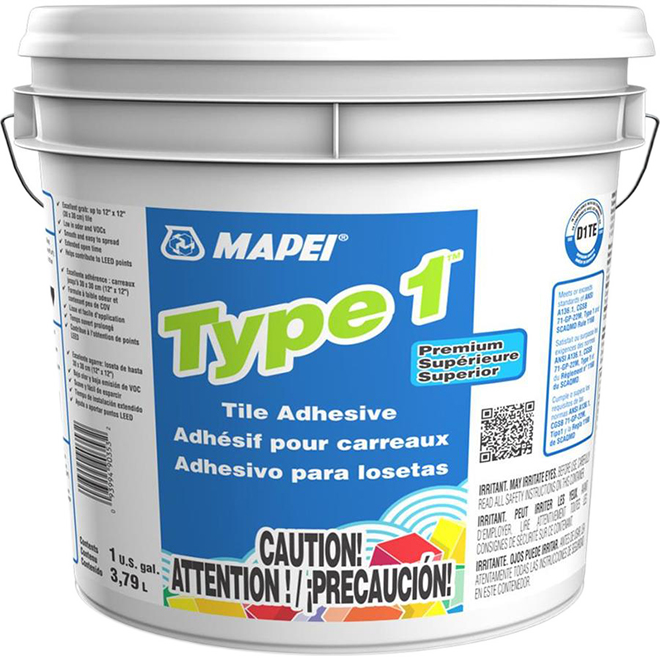 TYPE 1 TYPE 1 CERAMIC ADHESIVE 3.78L