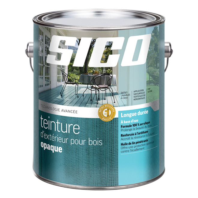 SICO SOLID STAIN EXTERIOR ACRYLIC NEUTRAL BAS 3.5L