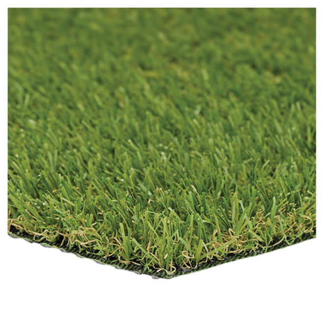 GRASS RUG POLYPR/POLYE GREEN 3.28x3.28'