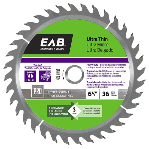 EAB ULTRA THIN BLADE 6-1/2"X36T