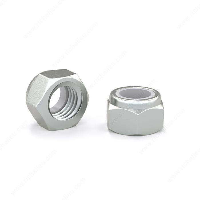 RELIABLE HEXAGONAL LOCK NUT STEEL/NYLON ZINC #5/16-18xBX100