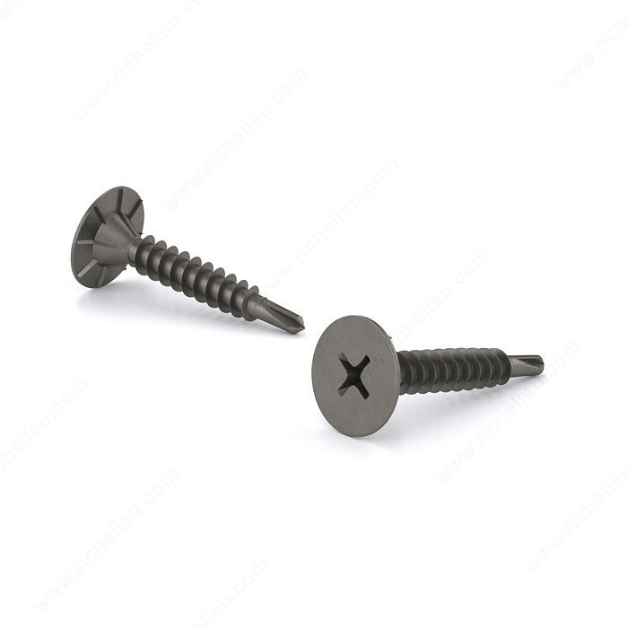 RELIABLE TECK TYPE DRYWALL SCREW STEEL GREY #8x1 1/4"xBX 100