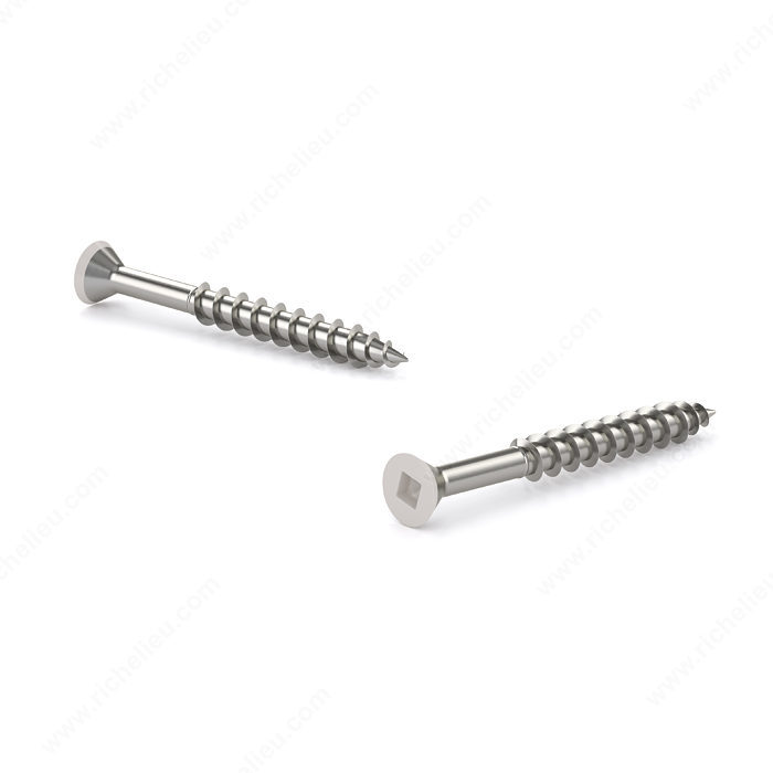 RELIABLE WHITE HEAD WOOD SCREW STEEL #8x1"xBX9