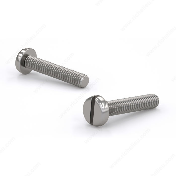 RELIABLE WITH NUT PAN MACHINE SCREW STEEL #1/4x2 1/2"xBX4