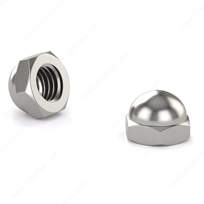 RELIABLE ACORN CAP NUT STEEL NICKEL 8xBX 6