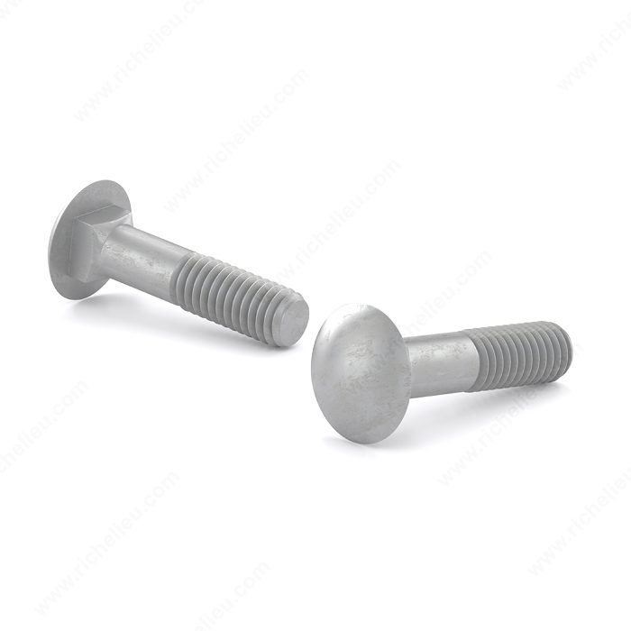 RELIABLE CARRIAGE BOLT GALV. STEEL GALVANIZED #1/2x8"xBX10