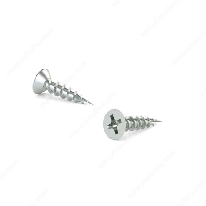 RICHELIEU FR SLIDE SCREW ZINC ZINC #6x5/8"xPK/25