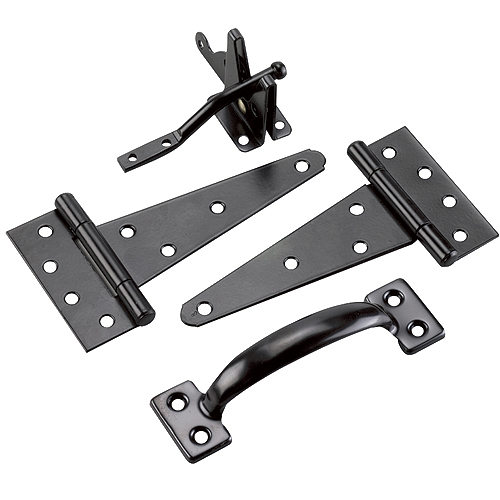 ONWARD FOR GATE HARDWARE KIT STEEL BLACK