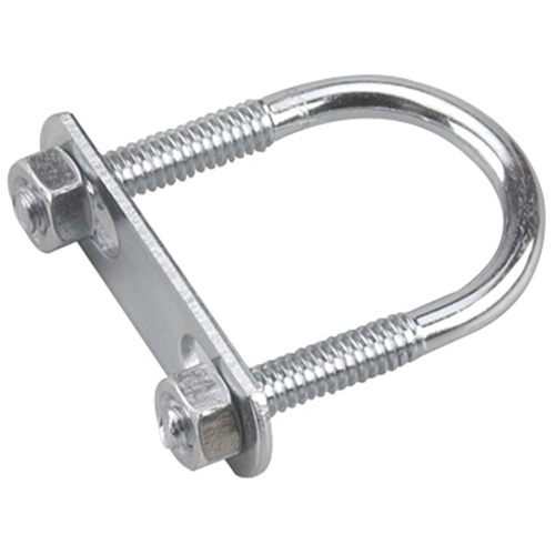 ONWARD W/PLATE NUT U-BOLT STEEL ZINC 1/4x2"x28MM