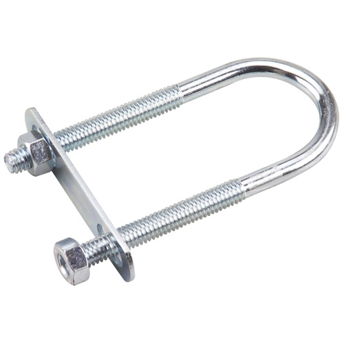ONWARD W/PLATE NUT U BOLT STEEL ZINC 5/16x3 11/16"x35MM