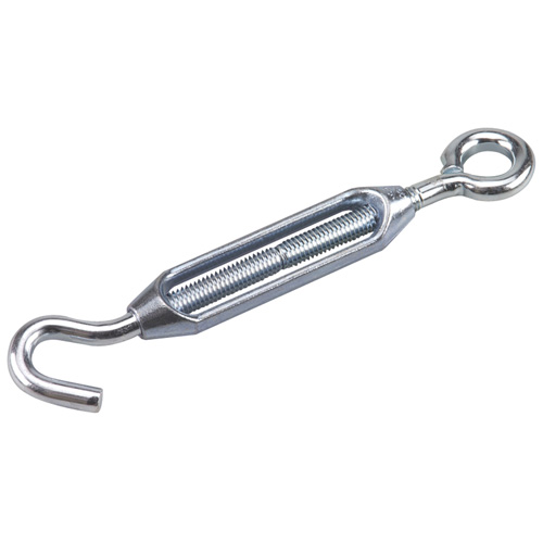 ONWARD HOOK/EYE TURNBUCKLE STEEL ZINC 3/8"x10 1/2"