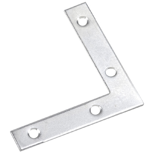 ONWARD FLAT CORNER IRON STEEL ZINC 4"x3/4"