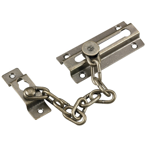 ONWARD FOR DOOR SAFETY CHAIN STEEL BRASS PK/1