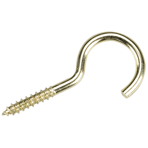ONWARD FOR SCREW HOOK STEEL BRASS 1 7/8"