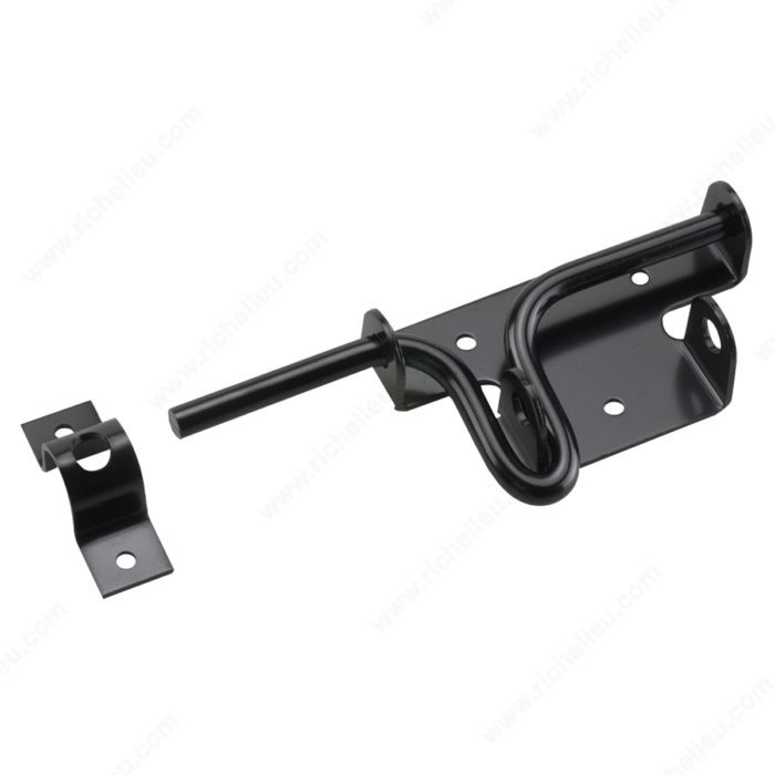 ONWARD SLIDE ACTION GATE LATCH STEEL BLACK