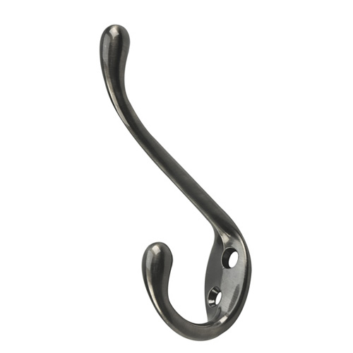 ONWARD HEAVY DUTY COAT HOOK STEEL BRASS 5 1/2"