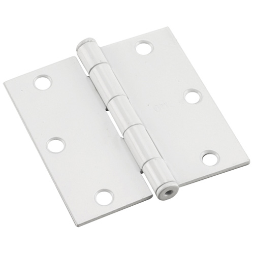 ONWARD SQUARE DOOR HINGE STEEL BRUS.CHROME 3 1/2"xPK2