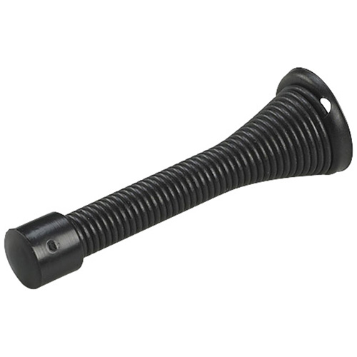 ONWARD SPRING DOOR STOP STEEL BLACK 3"xPK1