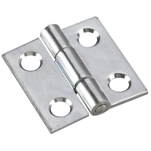 ONWARD FIXED PIN DOOR HINGE STEEL ZINC 3"x1 7/8"xPK2