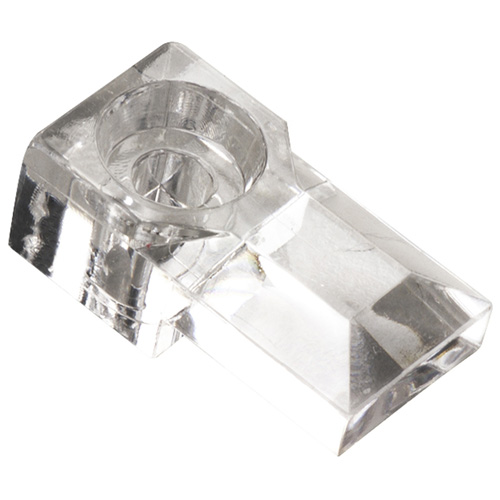 ONWARD MIRROR CLIP PLASTIC CLEAR 1/8"xPK6