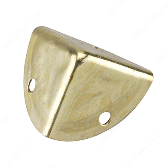 ONWARD BOX CORNER SOLID BRASS BRASS 1 3/4"x5/8"xPK4