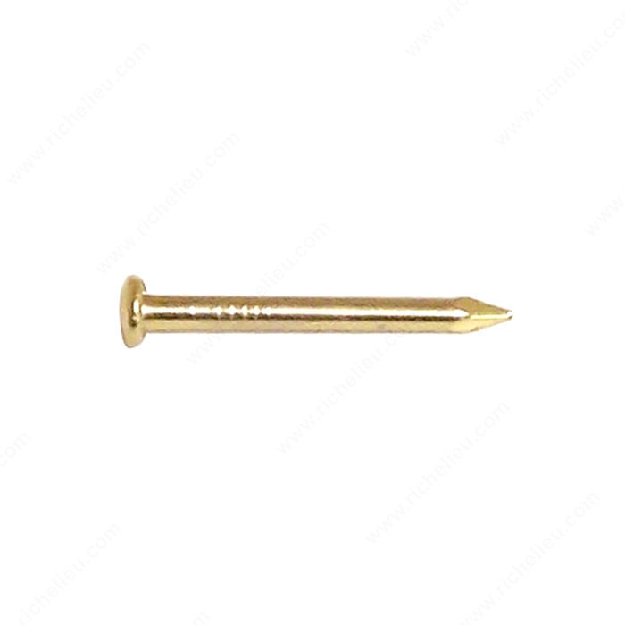 ESCUTCHEON PIN 1/2" BRASS 25PK