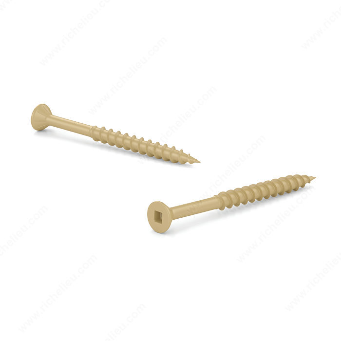 ACQ DECK SCREW TAN #6X1.5" 500P