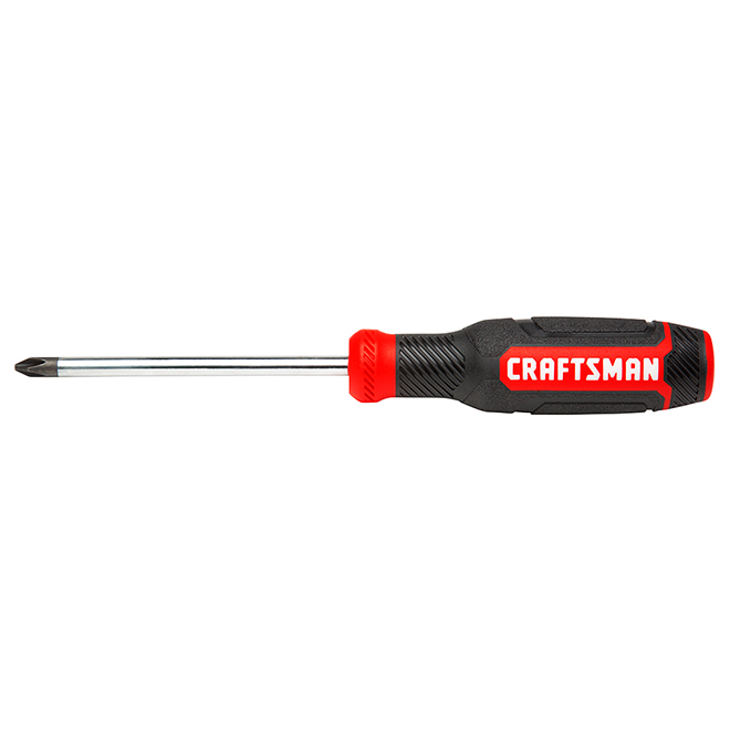 CRAFTSMAN PHILLIPS SCREWDRIVER STEEL/OXIDE RED/BLACK #2x4"