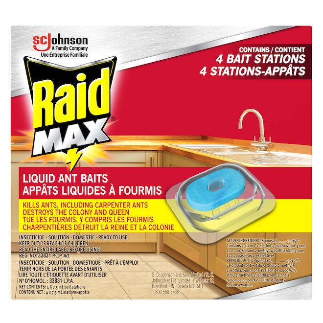 RAID LIQUID ANT BAIT 4PK