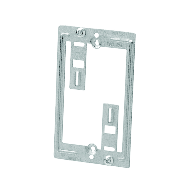 IBERVILLE CABLE/PHONE MOUNTING PLATE STEEL GREY 2/PK