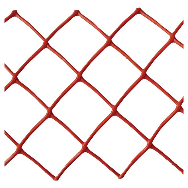 DIAMOND WARNING FENCE PLASTIC ORANGE 4'x50'x270G