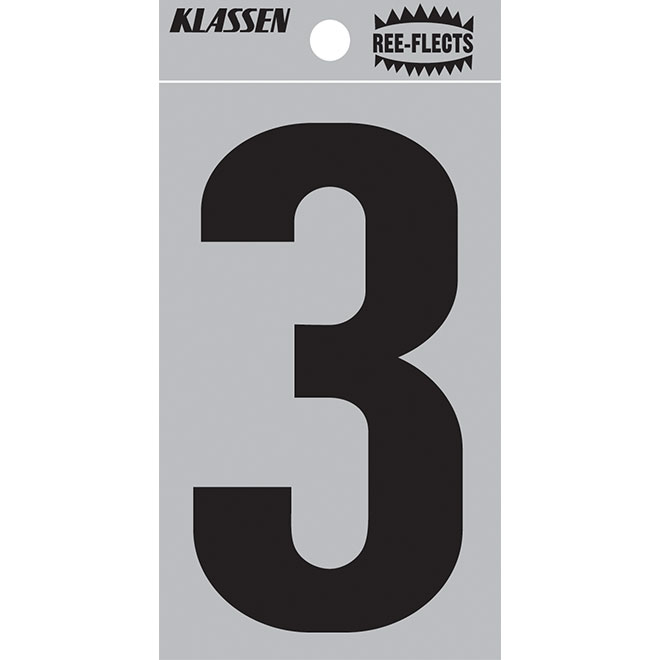 KLASSEN -3- REFLECTIVE NUMBER 2"