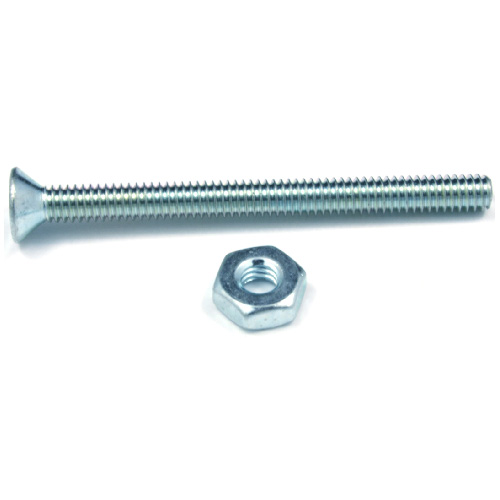 RELIABLE WITH NUT FH MACHINE SCREW STEEL #10-24x3 1/2"xBX4