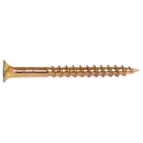 RELIABLE FLAT HEAD M-PURPOSE SCREW STEEL ZINC #10x4"xBX1500