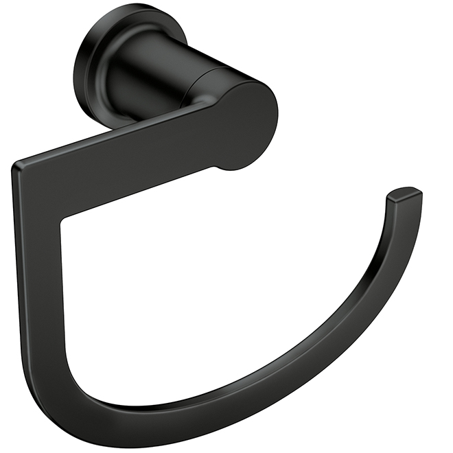 MOEN RINZA TOWEL RING METAL MATTE BLACK