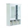 ALLEN + ROTH WITH BASKET MEDECINE CABINET MDF WHITE 24.75"x30"x7"