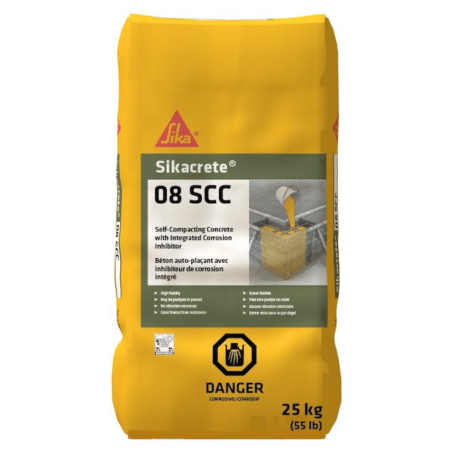 SIKA SIKACRETESCC SELF-COMPACT.CONCR GREY CONCR. 25KG