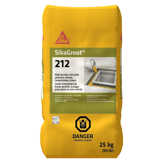 SIKA SIKAGROUT212 NON SHRINK GROUT GREY 25KG