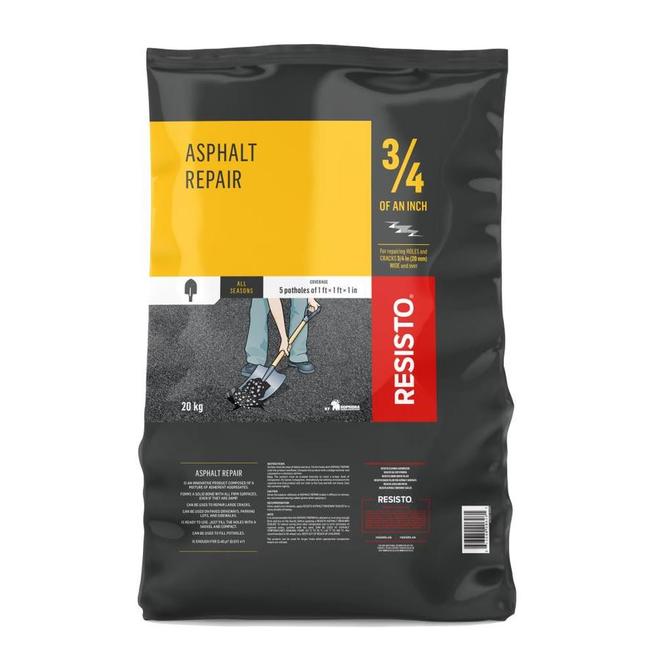 RESISTOSEAL ASPHALT REPAIR BLACK 20KG