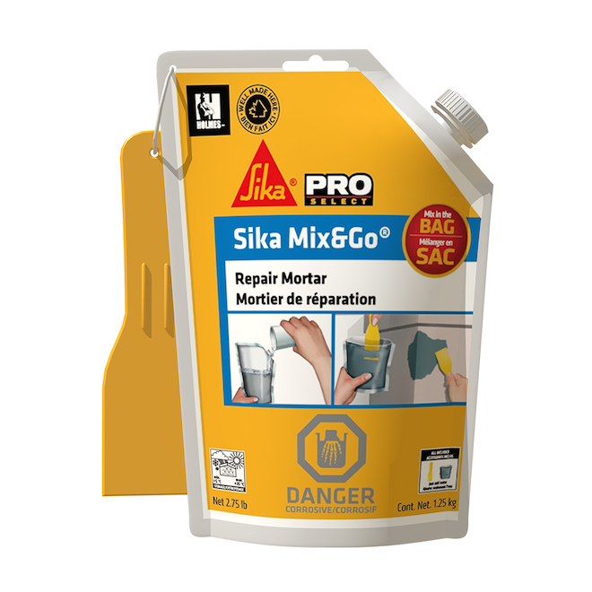 SIKA MORTAR REP. SIKA MIX & GO MORTAR 1.25KG