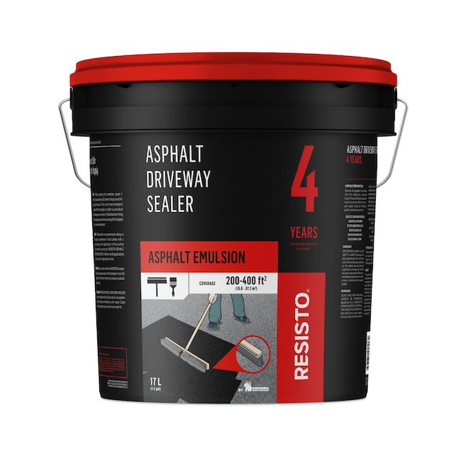 RESISTO EMULSION ASPHALT SEALANT BITUMEN BLACK 4YR