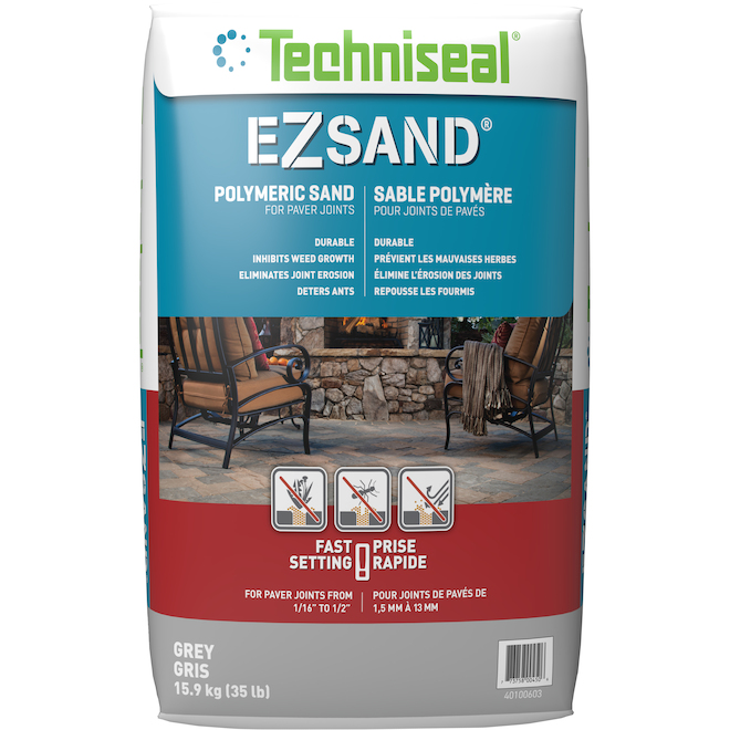 EZSAND TECHNISEAL BAG POLYMERIC SAND SAND GREY 15.9KG