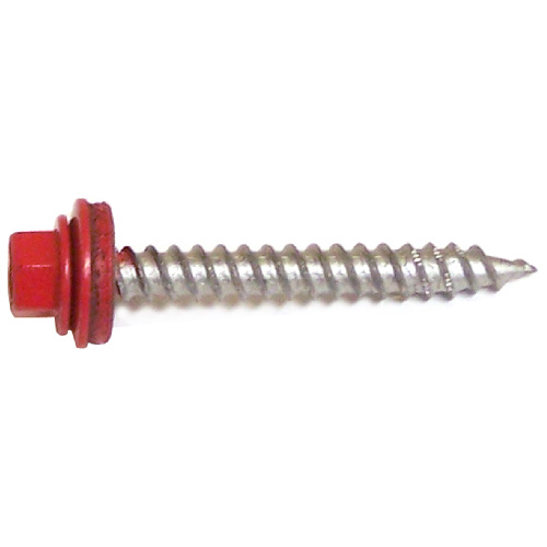 FASTENERS #14X1-1/4 BR RED