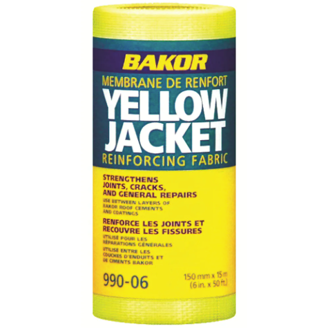 BAKOR YELLOW JACKET 6" X 50' RL